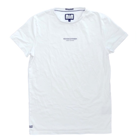 WEEKEND OFFENDER UK BRAND ADMIT NOTHING T-Shirt size small - Picture 2 of 2